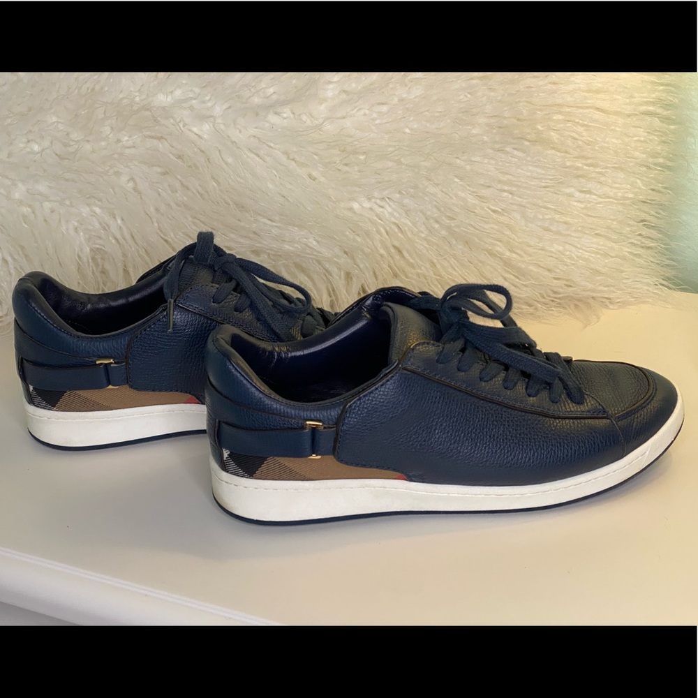 Burberry sneakers. Navy . Size 38 European. 8 USA.